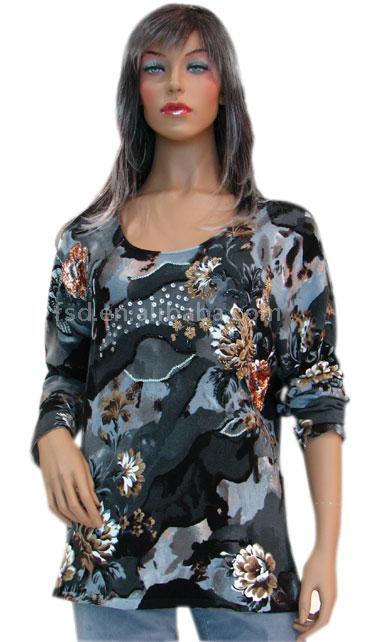  Ladies` Printed Sweater ( Ladies` Printed Sweater)