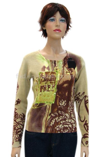  Ladies` Printed Sweater ( Ladies` Printed Sweater)
