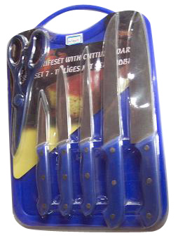  7pc Knife Set (7pc Ensemble de couteaux)