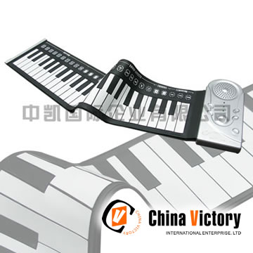  Foldable Silicone Piano (49 Keys) (Складной силиконовая фортепиано (49 клавиши))