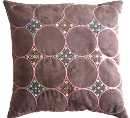  Beads & Sequins Embroidery Cushion (Perlen und Pailletten Stickerei Kissen)