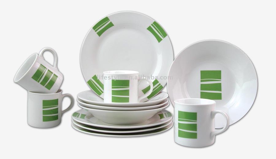  12pcs Dinnerware (12pcs Vaisselle)