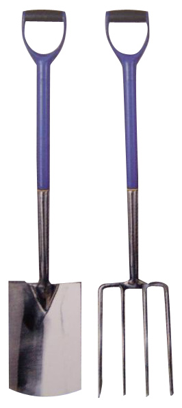  Stainless Steel Shovel and Fork (Pelle en acier inoxydable et une fourchette!)