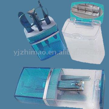  4pc Manicure Set with Plastic Canister ( 4pc Manicure Set with Plastic Canister)