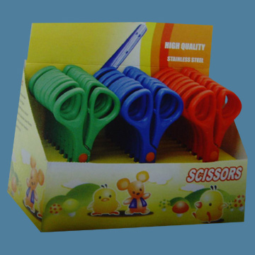  5" Paper Scissors with Display Box (5 "Paper Scissors avec Display Box)