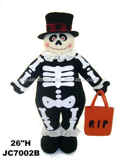  Mr. Skeleton with Candy Bag