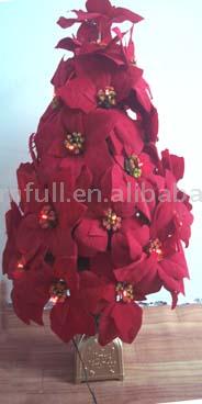  Christmas Tree with Flowers