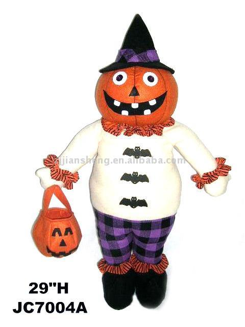  Pumpkin Man with Candy Bag