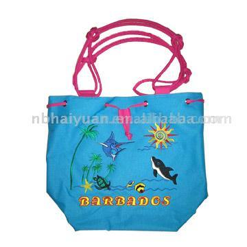  Embroidered Beach Bag (Вышитый Be h Bag)