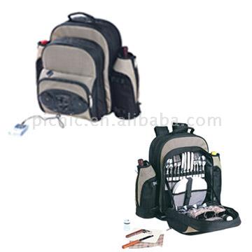  Picnic Backpack for 4 Persons with Auto-Scan FM/AM Radio (Sac à dos de pique-nique pour 4 personnes avec Auto-Scan Radio FM / AM)