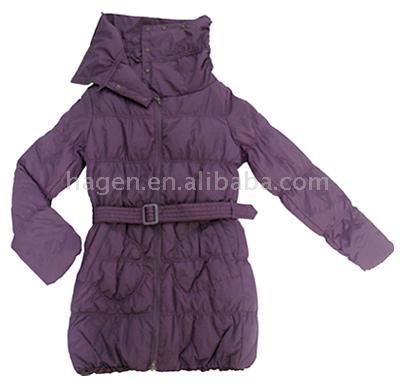  Ladies` Down Coat (Вниз Женские Герб)