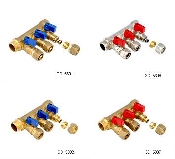 Linear Manifold mit Kugelhahn (Linear Manifold mit Kugelhahn)