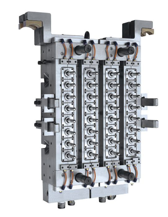  48-Cavity PET Preform Mould with Shut-off Nozzle ( 48-Cavity PET Preform Mould with Shut-off Nozzle)