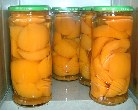  Yellow Peach in Jars