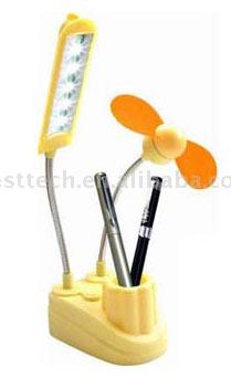  The Newest USB Lamp and Fan with Pen Holder ( The Newest USB Lamp and Fan with Pen Holder)