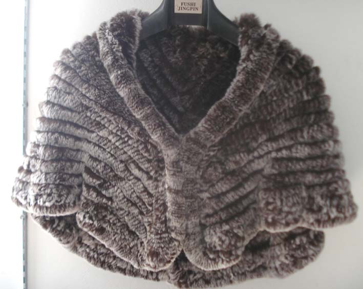  Rex Rabbit Fur Shawl (Rex Rabbit Fur Шаль)