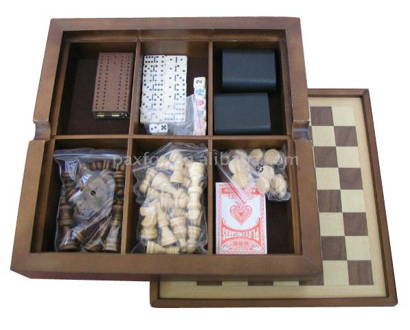  7 in 1 Wooden Chess Game Set (7 в 1 Деревянный шахматной игре Установить)