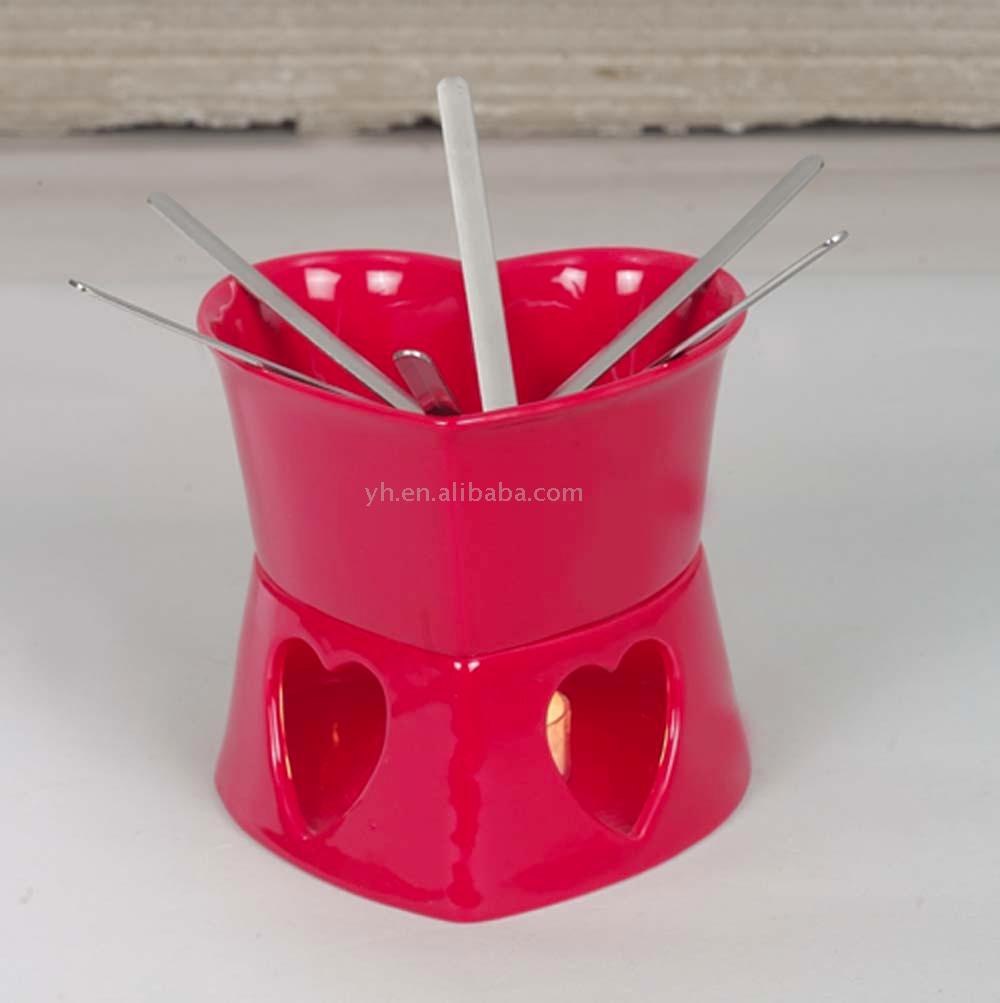  Chocolate Fondue-Heart Shaped