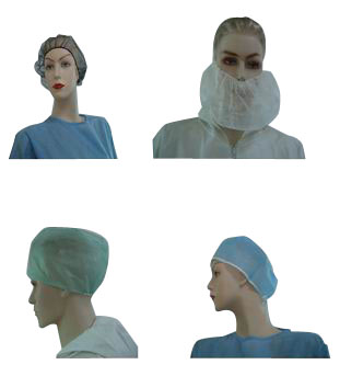  Non-Woven Cap & Beard Cover (Non-Woven Cap & Beard Cover)