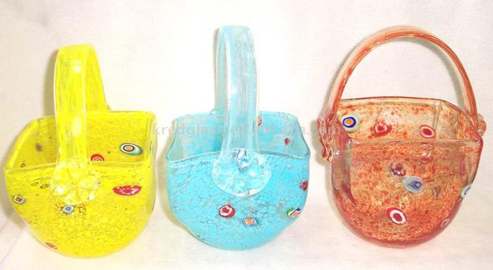  Colorful Glass Vase (Красочная стеклянная ваза)