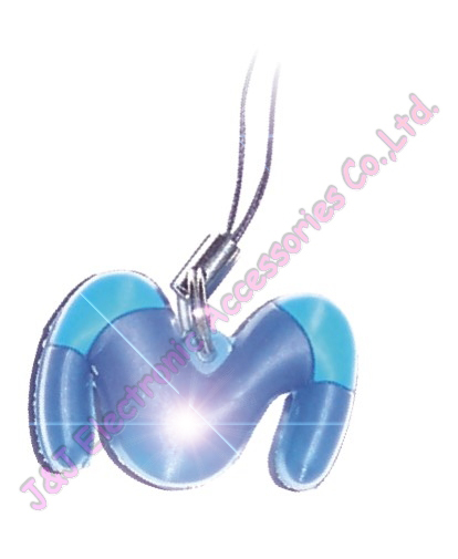  3D Rubber Mobile Flashing Decoration