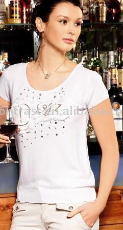  Women`s Short-Sleeve Sweater (Women`s Short-Sleeve Sweater)