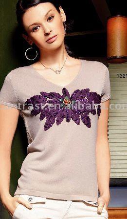  Women`s Short Sleeve Sweater