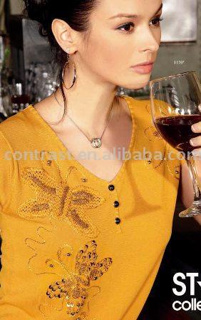  Women`s Short Sleeve Sweater (Women`s Short рукава свитера)