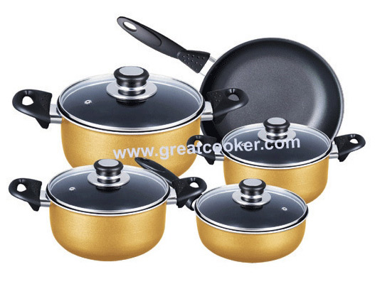  9pcs Cookware Set (9шт посуда Установить)