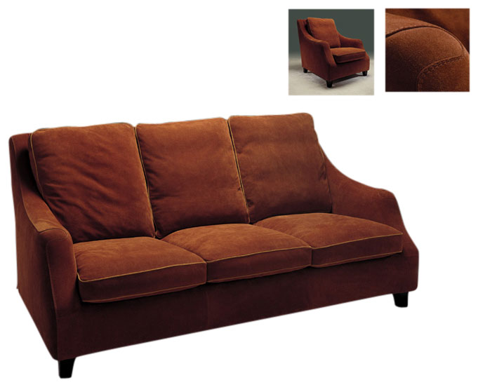  Leather Sofa (Leather Sofa)