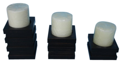  Wooden Candle Holder ( Wooden Candle Holder)