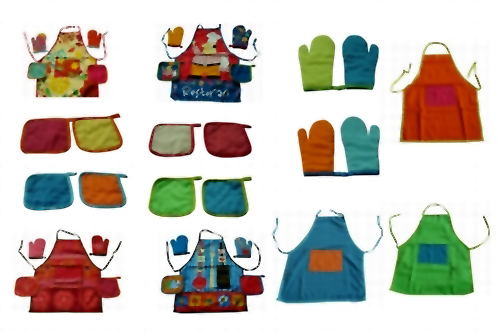  Kitchen Textile (Apron-Mitten-Glove)