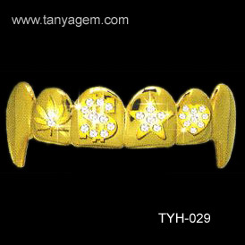  New Grillz With Star Us Dollar Heart And Leaf ( New Grillz With Star Us Dollar Heart And Leaf)