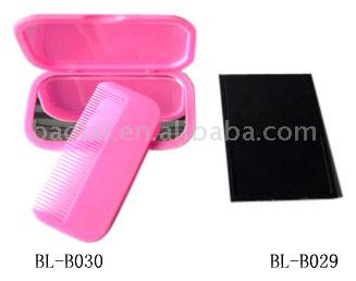  Plastic Mirror with Comb ( Plastic Mirror with Comb)