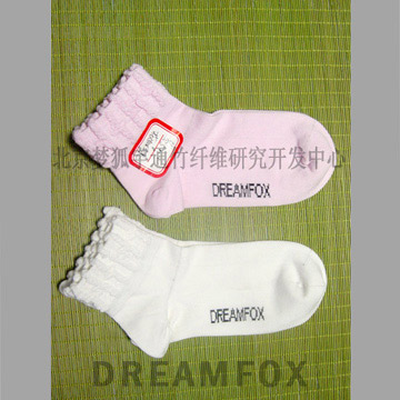  Girl`s Bamboo Fiber Socks