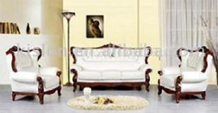  Genuine Leather Sofa (Flower Crown) (Echtes Leder Sofa (Flower Crown))