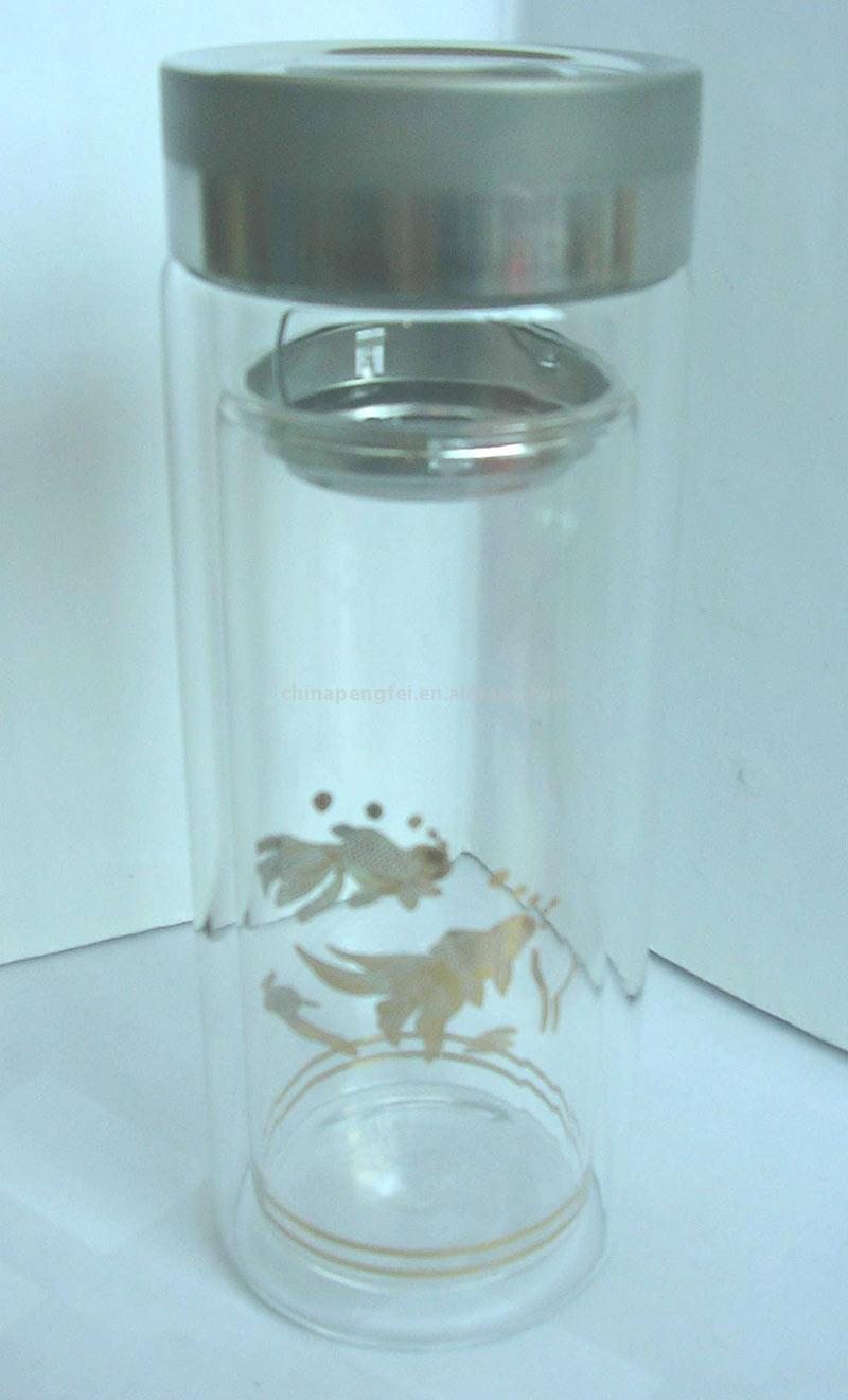 Double Glass Cup (Double Glass Cup)