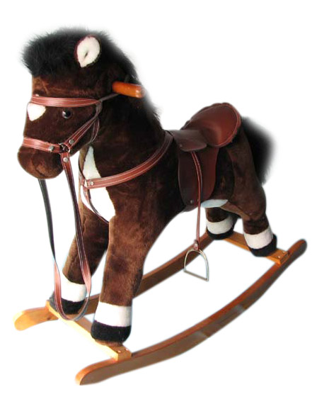  Plush Rocking Horse (Plüsch Schaukelpferd)