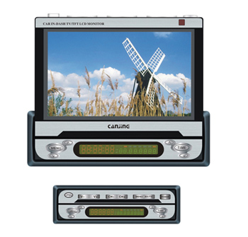  7" Manual In-Dash TFT LCD Monitor ( 7" Manual In-Dash TFT LCD Monitor)