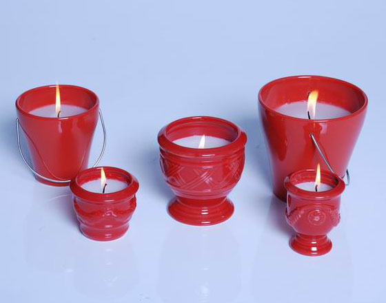 S/5 Candle Holder & Wax Pot Collection ( S/5 Candle Holder & Wax Pot Collection)