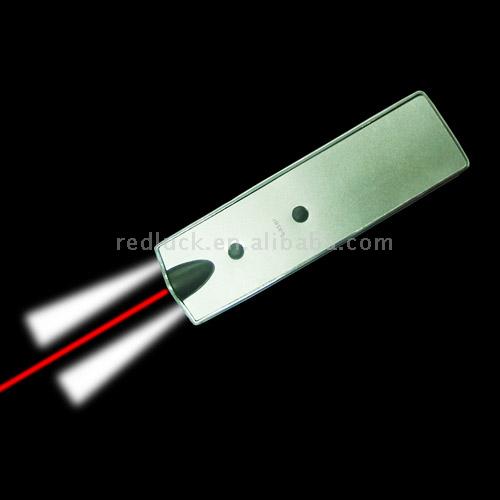  Novel Card Laser/LED Torch
