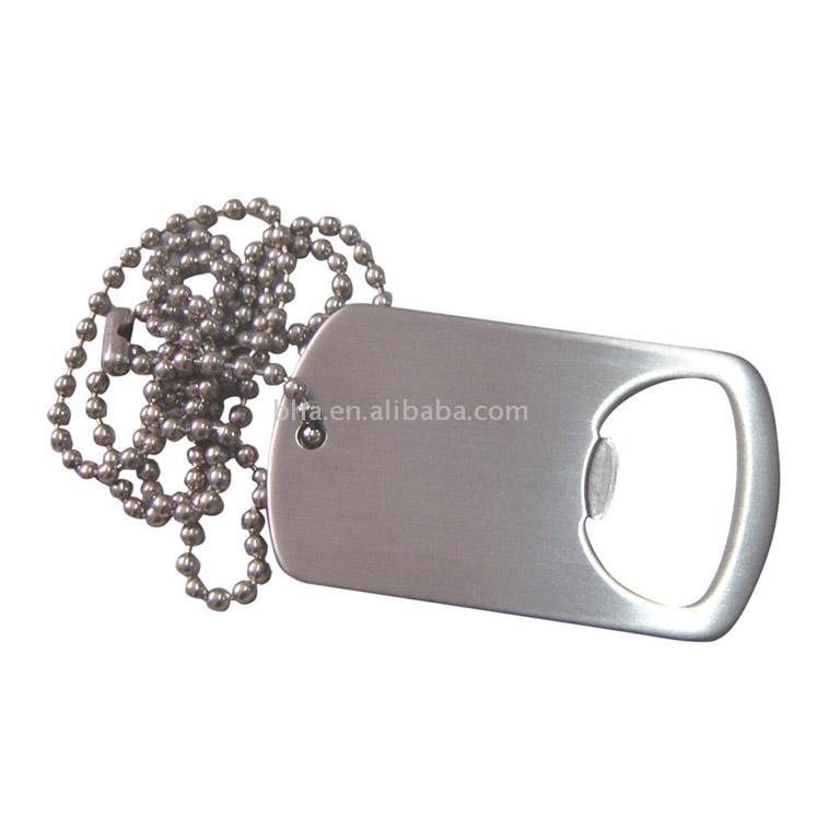  Dog Tag Bottle Opener (Медальон бутылки открывалка)