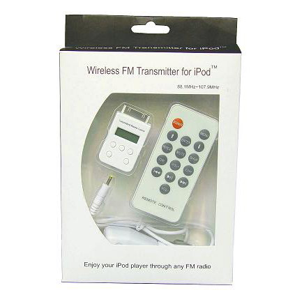  Digital FM Transmitter with Remote Control for iPod (Цифровой FM-передатчик с дистанционным управлением для IPod)