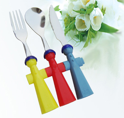  3pcs Per Set Children Cutlery (3шт за комплект детей Столовые приборы)