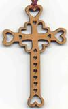  Laser Cut Wooden Cross (Croix en bois découpé au laser)