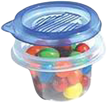  12pc 120ml/4oz. Plastic Food Storage Container, Mini Round (12er 120ml/4oz. Kunststoff-Food Storage Container, Mini-Runde)