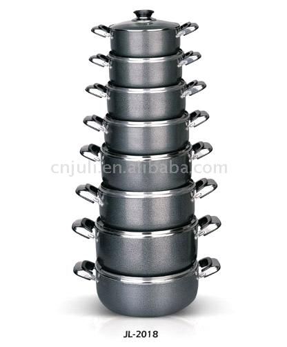  16pc Aluminum Saucepot Set