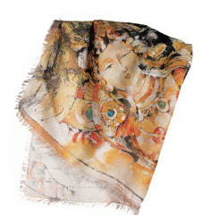 Digital Printing Scarf in Wool Like Silk ( Digital Printing Scarf in Wool Like Silk)