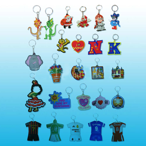 pvc keychain (PVC trousseau)