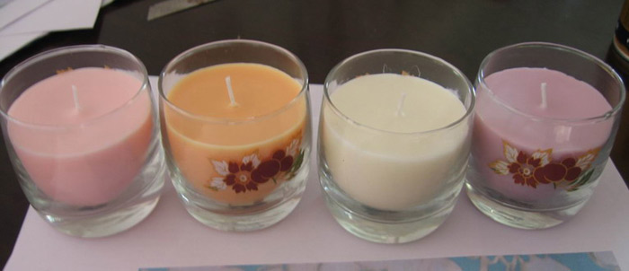  Scented Glass Candle (Ароматические свечи стекло)